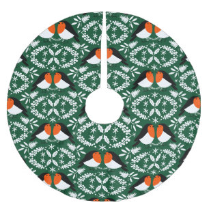 Jupon De Sapin En Polyester Brossé Robin américain