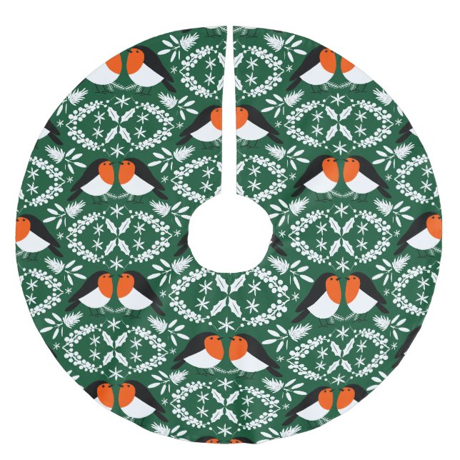 Jupon De Sapin En Polyester Brossé Robin américain (Devant)