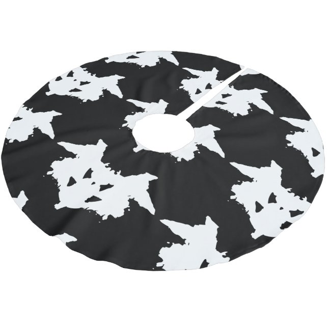 Jupon De Sapin En Polyester Brossé Rorschach Inkblot (Angle)