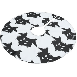 Jupon De Sapin En Polyester Brossé Rorschach Inkblot