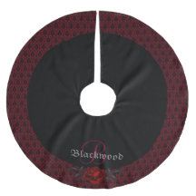 Rose de Damas rouge noir gothique