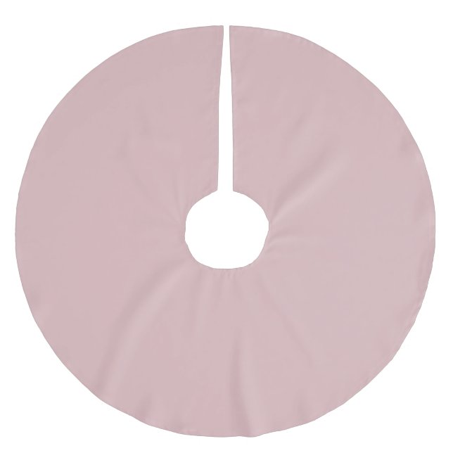 Jupon De Sapin En Polyester Brossé Rosé foncé (Devant)