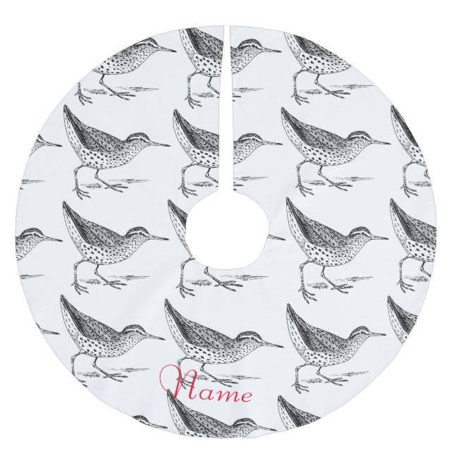 Jupon De Sapin En Polyester Brossé Sandpiper Shorer Thunder_Cove (Devant)