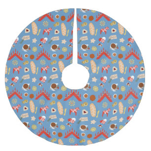 Jupon De Sapin En Polyester Brossé Scandinavie/Suédoise Jul Conception de pâtisseries