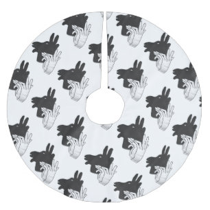 Jupon De Sapin En Polyester Brossé Silhouette à la main Billy Goat Grey