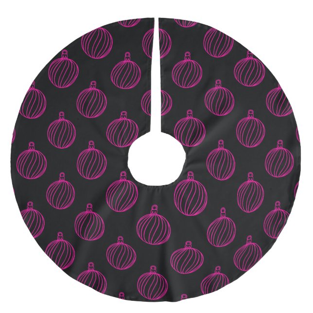 Jupon De Sapin En Polyester Brossé Simply Christmas Collection - Bauble (Devant)