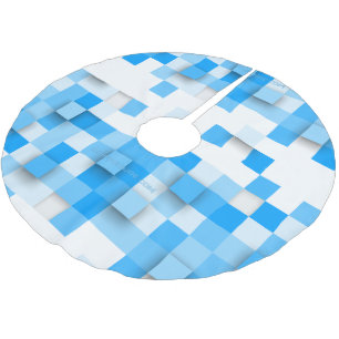 Jupon De Sapin En Polyester Brossé SlipperyJoe's carré artwork mosaïque moderne trois