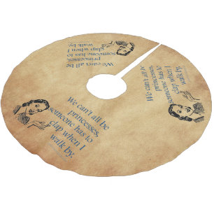 Jupon De Sapin En Polyester Brossé SlipperyJoe's Princess clap marchant drôle les ann