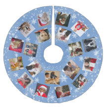 Snowflake Family Photo Collage Noël