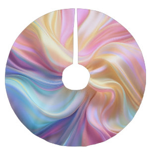 Jupon De Sapin En Polyester Brossé Soie pastel colorée