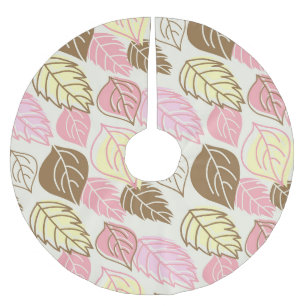 Jupon De Sapin En Polyester Brossé Splendor d'automne : Motif sans feuille