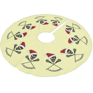 Jupon De Sapin En Polyester Brossé Sticks de crosse Noël