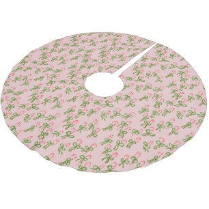 Jupon De Sapin En Polyester Brossé Sucres de canne de Noël de Noël de Noël de Noël