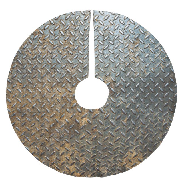Jupon De Sapin En Polyester Brossé Surface métallique, arrière - plan de texture réfl (Devant)