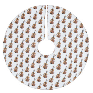 Jupon De Sapin En Polyester Brossé Sympa drôle violon personnage de dessin animé