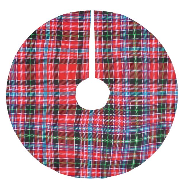 Jupon De Sapin En Polyester Brossé Tapis de Noël d'Aberdeen (Devant)