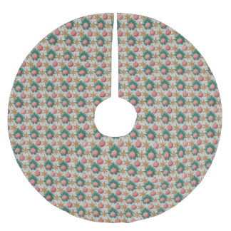 Jupon De Sapin En Polyester Brossé Tapis de Noël en forme d'arbre