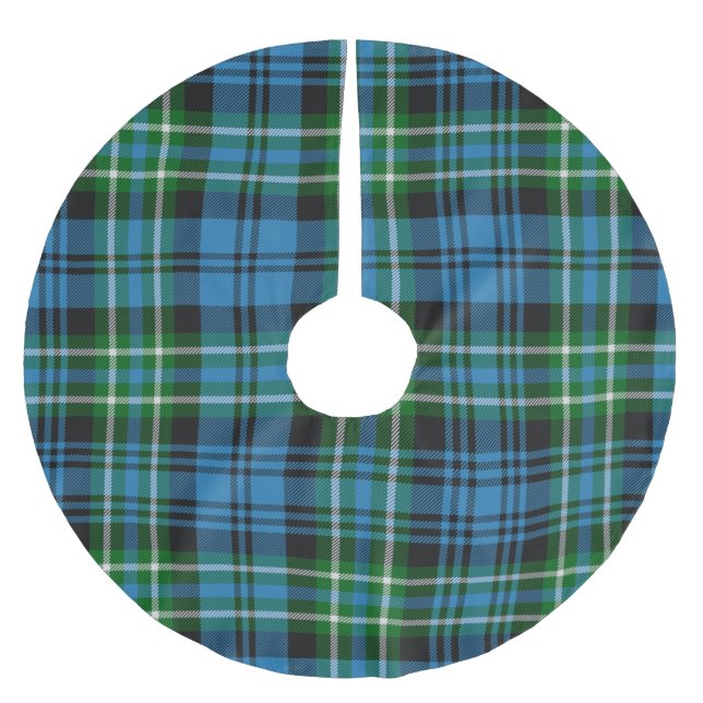 Jupon De Sapin En Polyester Brossé Tapis de Noël pour arbre de chasse d'Arbuthnott (Devant)