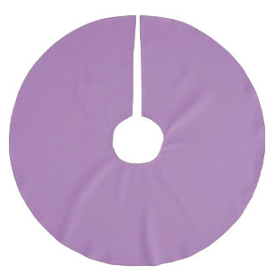Jupon De Sapin En Polyester Brossé Tapis de Noël pour arbre lumineux lilas
