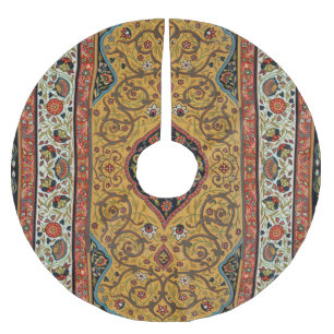 Jupon De Sapin En Polyester Brossé Tapis Persan Ancien Élégant Design