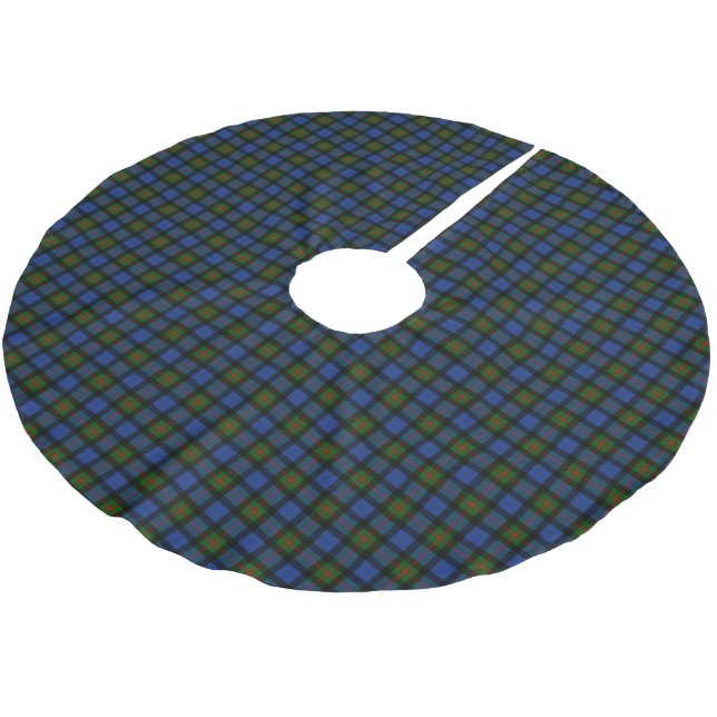 Jupon De Sapin En Polyester Brossé Tartan de Gunn de clan (Angle)