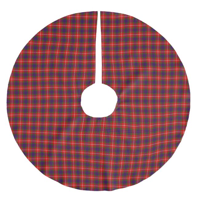 Jupon De Sapin En Polyester Brossé Tartan du clan Fraser (Devant)