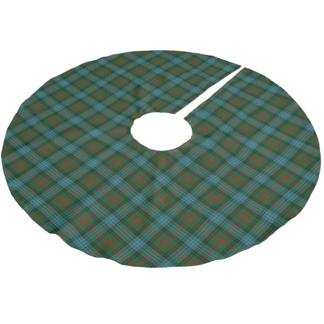 Jupon De Sapin En Polyester Brossé Tartan écossais de chasse de Ross de clan (Angle)