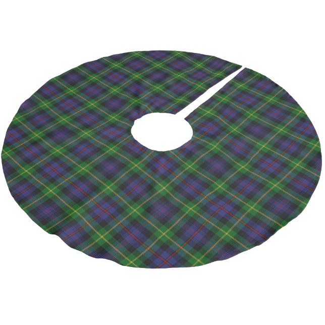 Jupon De Sapin En Polyester Brossé Tartan écossais de Farquharson de clan (Angle)