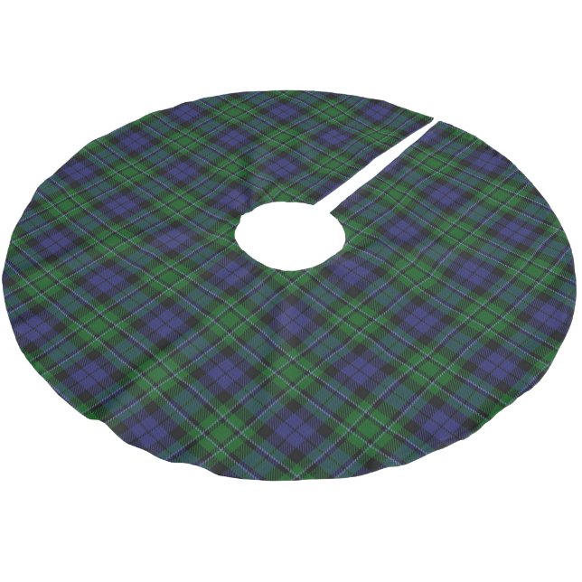 Jupon De Sapin En Polyester Brossé Tartan écossais de MacCallum de clan (Angle)