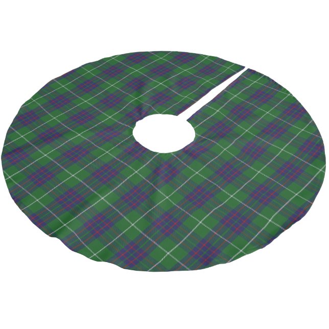 Jupon De Sapin En Polyester Brossé Tartan écossais de MacIntyre de clan (Angle)