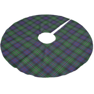 Jupon De Sapin En Polyester Brossé Tartan rose de chasse de clan écossais