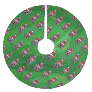 Jupon De Sapin En Polyester Brossé Température