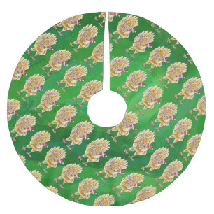 Jupon De Sapin En Polyester Brossé Température