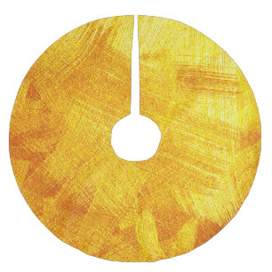 Jupon De Sapin En Polyester Brossé Texture dorée luxueuse, arrière - plan abstrait.