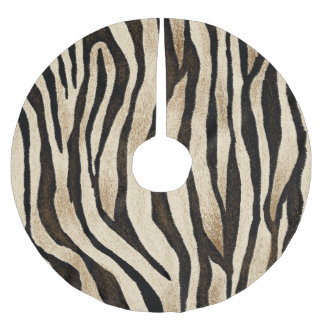 Jupon De Sapin En Polyester Brossé Tiger Peau Texture sans joint