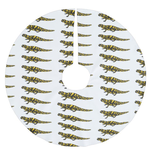 Jupon De Sapin En Polyester Brossé Tigre salamandre (Devant)