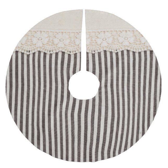 Jupon De Sapin En Polyester Brossé Tissu dentelle texture textile, motif arrière - pl (Devant)