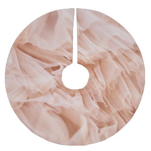 Jupon De Sapin En Polyester Brossé Tissu rose Pastel : Textures Élégantes.