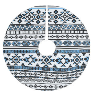 Jupon De Sapin En Polyester Brossé Triangle ethnique Motif Navajo géométrique