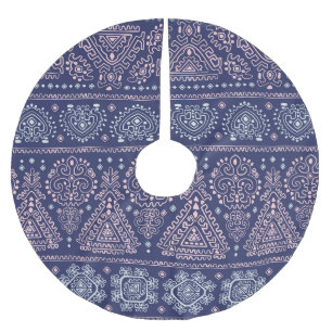 Jupon De Sapin En Polyester Brossé Tribal Mexicain, ethnique sans couture motif.