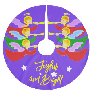 Jupon De Sapin En Polyester Brossé Trois anges