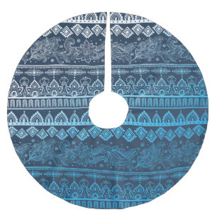 Jupon De Sapin En Polyester Brossé Troisième ethnie tribale, motif sans coutures.