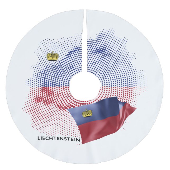 Jupon De Sapin En Polyester Brossé USA flag (Devant)