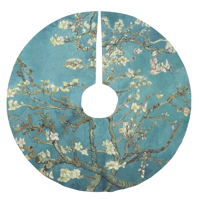 Jupon De Sapin En Polyester Brossé Van Gogh Almond Blossoms (Devant)