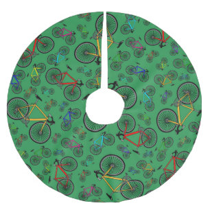 Jupon De Sapin En Polyester Brossé Vélos verts de route