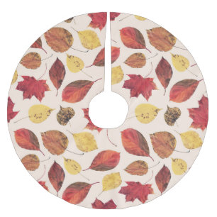 Jupon De Sapin En Polyester Brossé Véritable photo feuille, unique motif sans couture