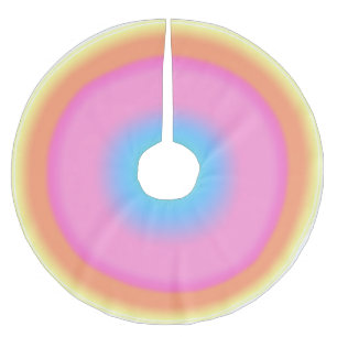 Jupon De Sapin En Polyester Brossé Vibrations positives - Dégradé radial coloré