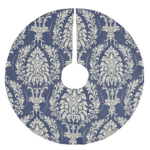 Jupon De Sapin En Polyester Brossé Victorian Damask Wallpaper Motif Vintage