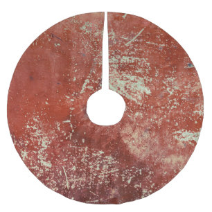 Jupon De Sapin En Polyester Brossé Vieux Cuivre : Vive Texture Métal.