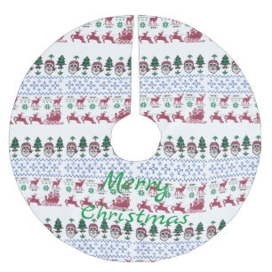 Jupon De Sapin En Polyester Brossé Vilain Sweater Style Thunder_Cove